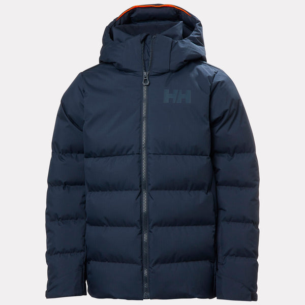 JR KVITFJELL RACE PUFFY JACKET, NAVY, 140/10