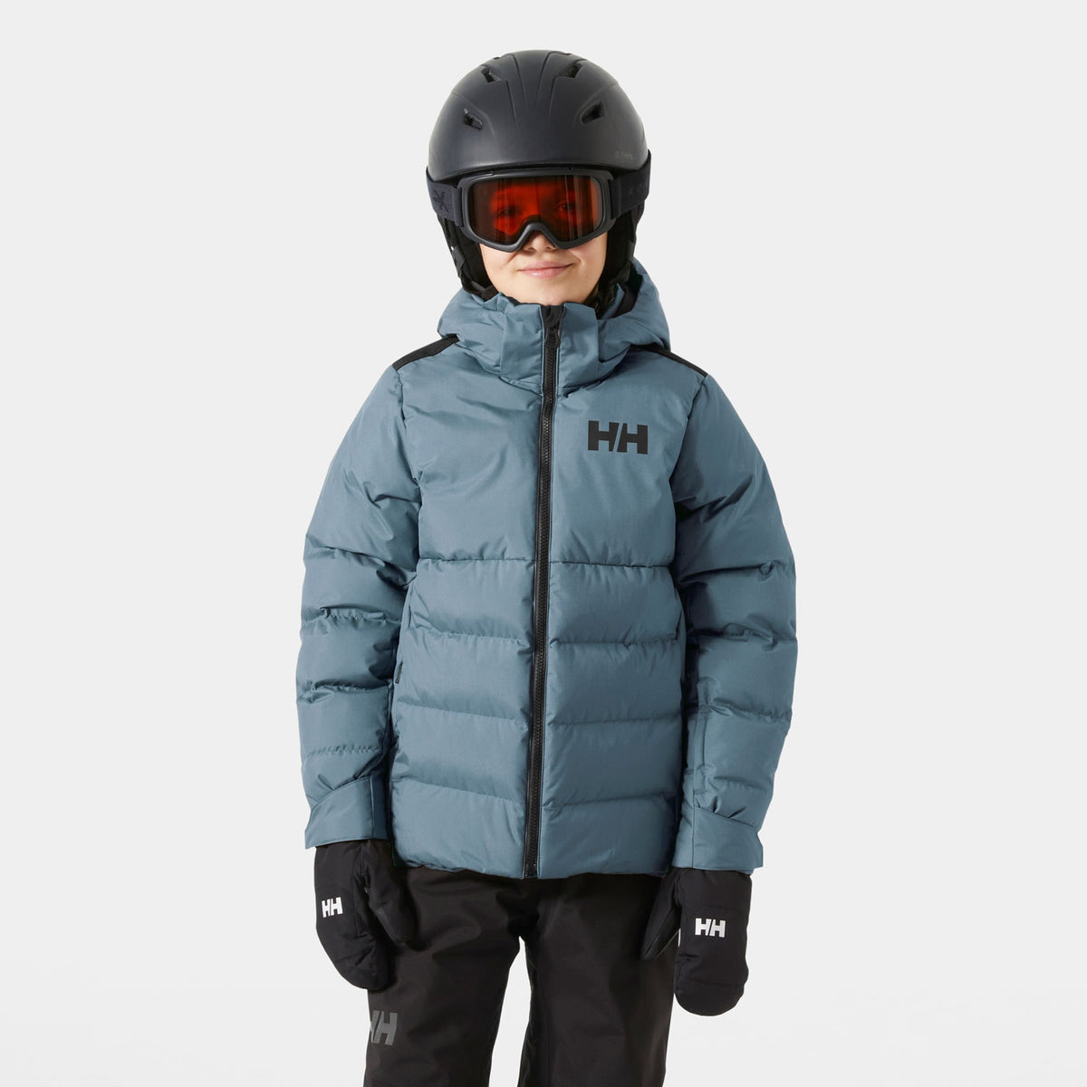 JR KVITFJELL RACE PUFFY JACKET, WASHED NAVY, 152/12