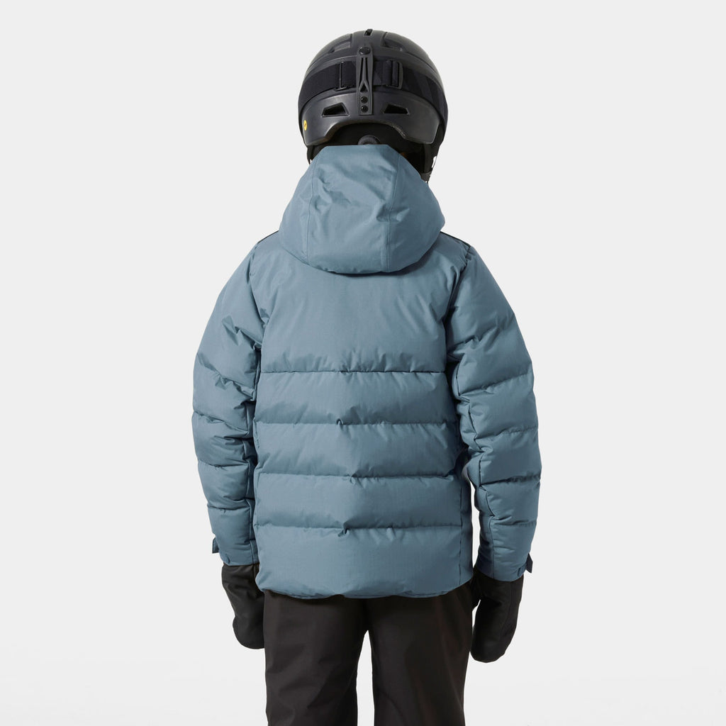 JR KVITFJELL RACE PUFFY JACKET, WASHED NAVY, 152/12
