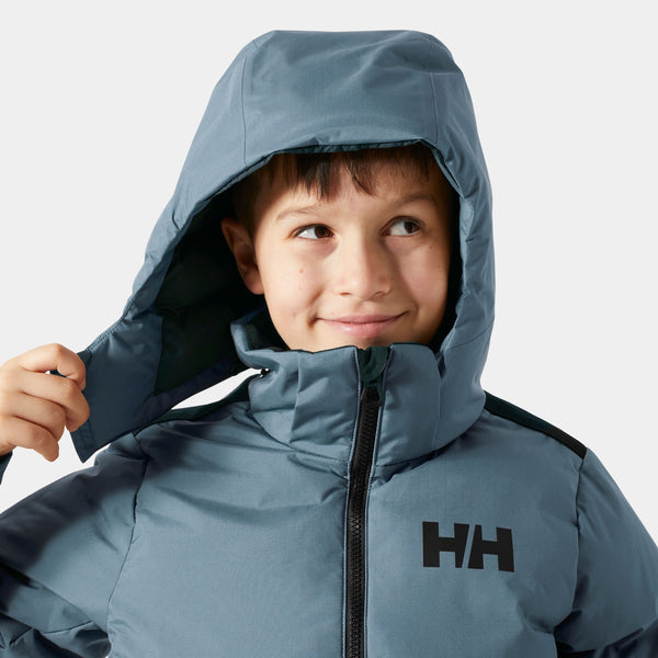 JR KVITFJELL RACE PUFFY JACKET, WASHED NAVY, 152/12