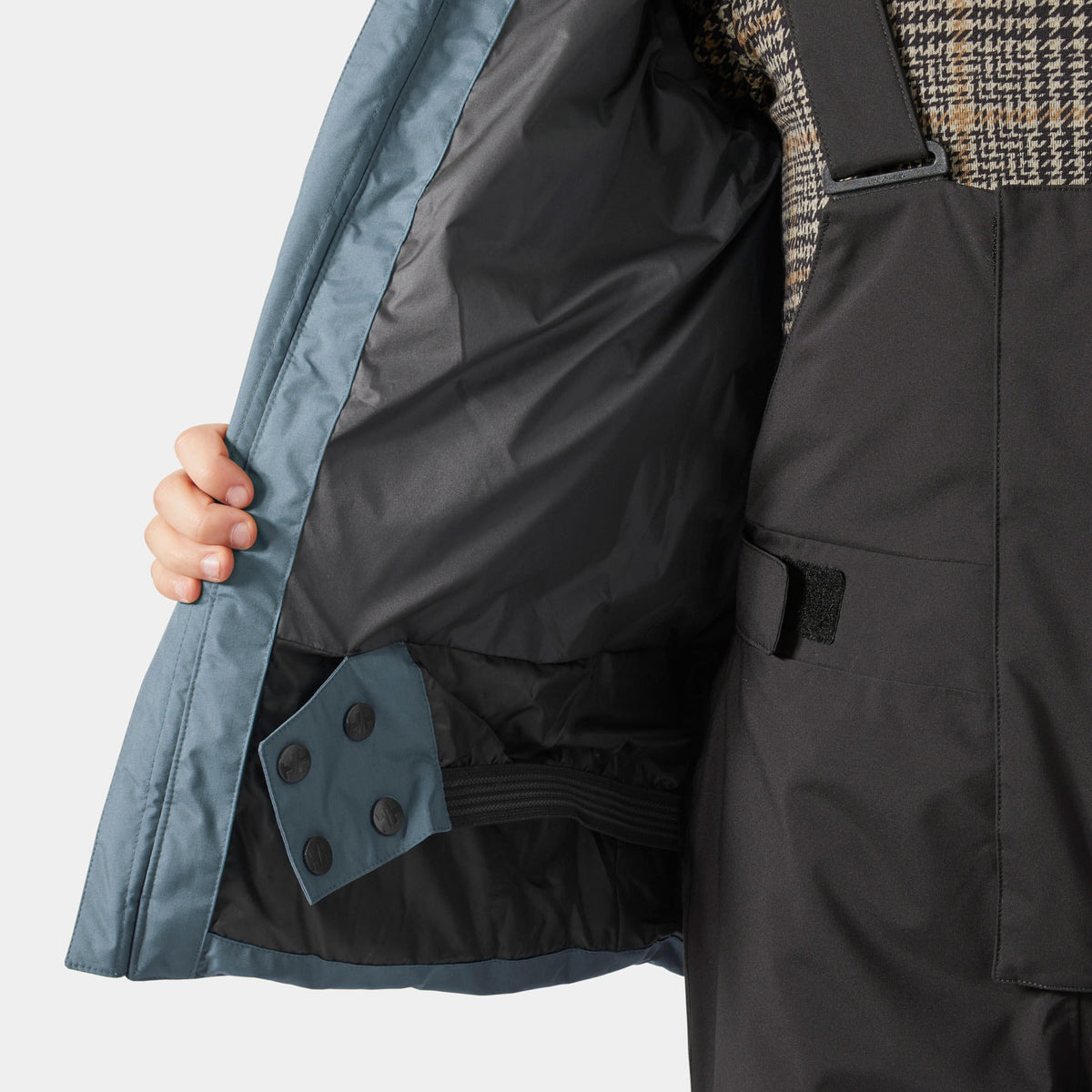 JR KVITFJELL RACE PUFFY JACKET, WASHED NAVY, 152/12