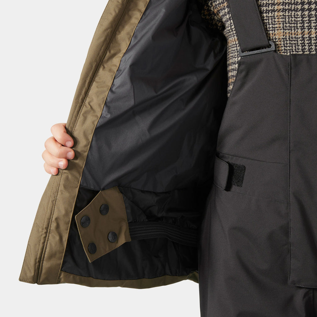 JR KVITFJELL RACE PUFFY JACKET, SEPIA, 140/10