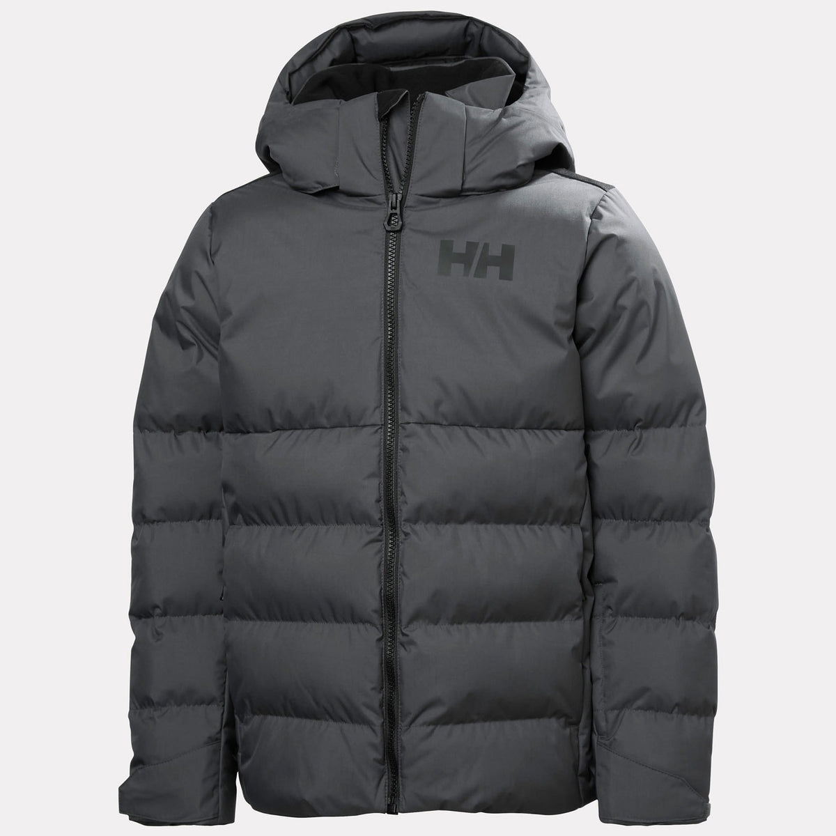 JR KVITFJELL RACE PUFFY JACKET, THUNDER GRE, 140/10