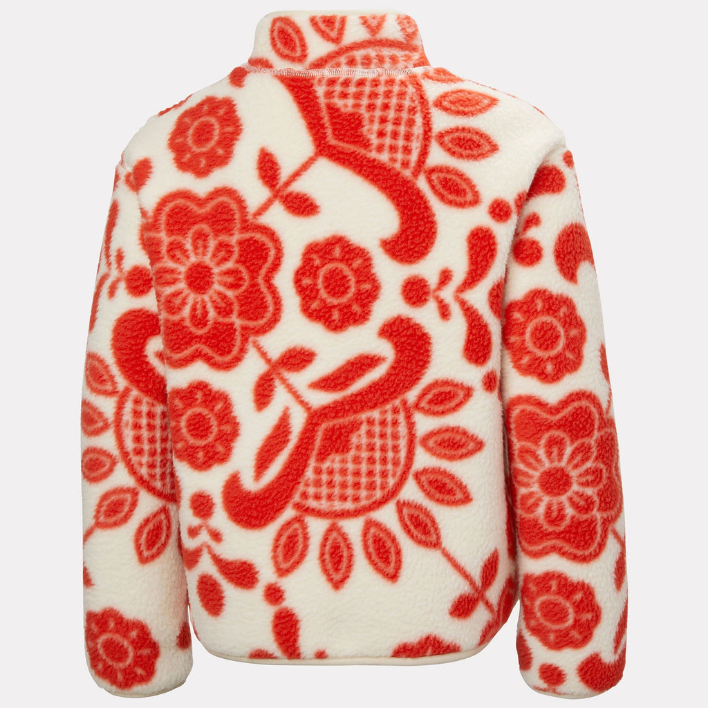 JR FROSTY PILE SWEATER, ALERT RED A, 140/10