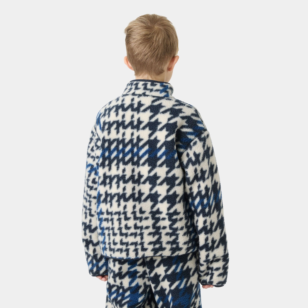 JR FROSTY PILE SWEATER, NAVY AOP, 140/10