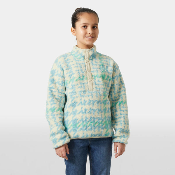 JR FROSTY PILE SWEATER, LIGHT CYAN, 146/11