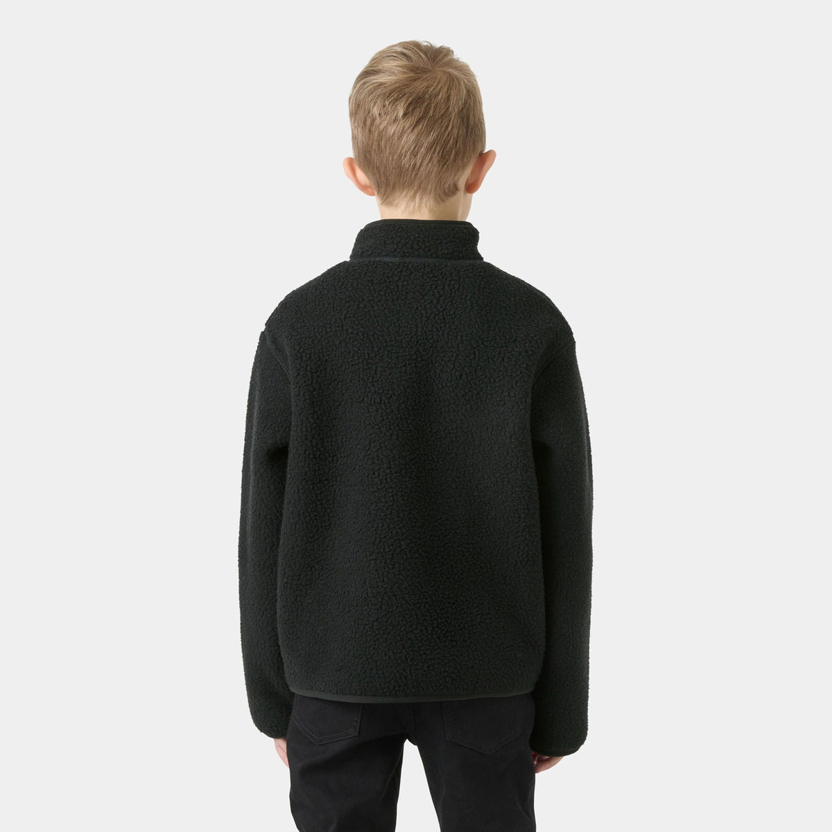 JR FROSTY PILE SWEATER, BLACK, 140/10