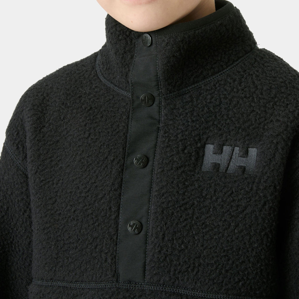 JR FROSTY PILE SWEATER, BLACK, 140/10