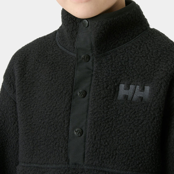 JR FROSTY PILE SWEATER, BLACK, 140/10
