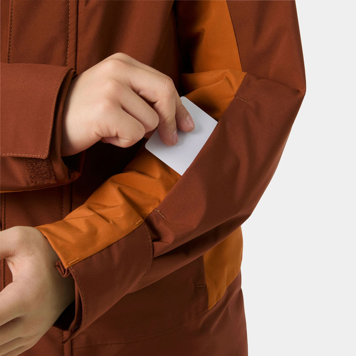 JR ICERIDGE JACKET, IRON OXIDE, 140/10