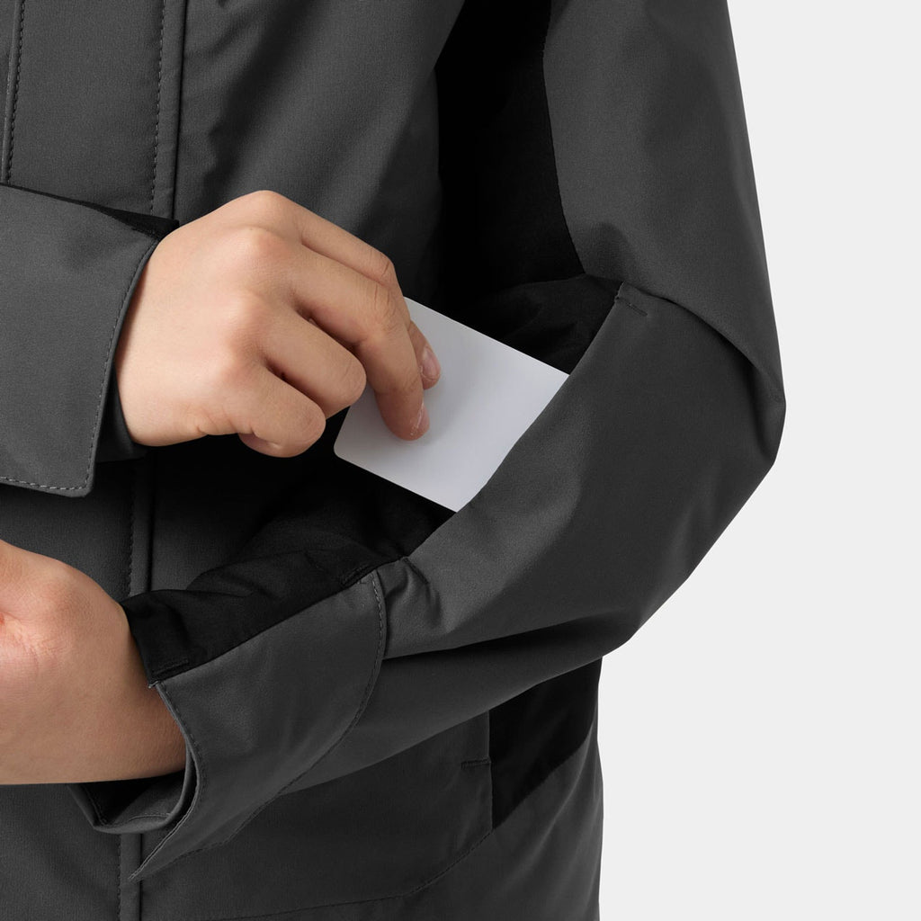 JR ICERIDGE JACKET, THUNDER GRE, 140/10