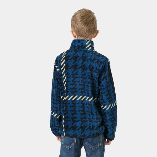 JR CHILL FLEECE JACKET, NAVY AOP, 140/10