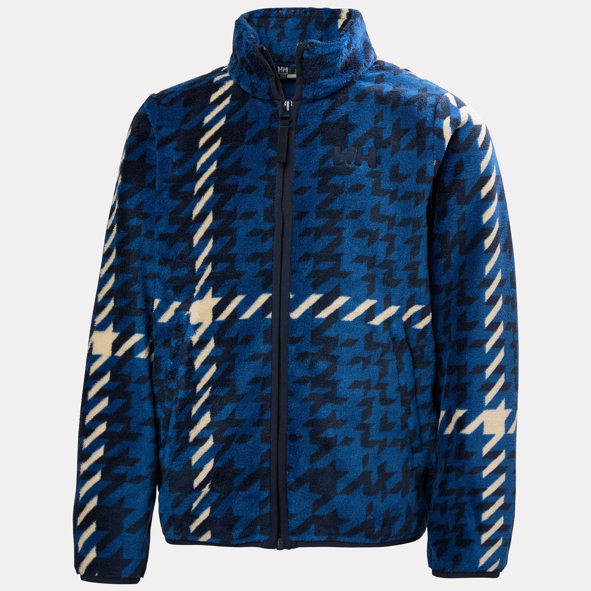 JR CHILL FLEECE JACKET, NAVY AOP, 140/10