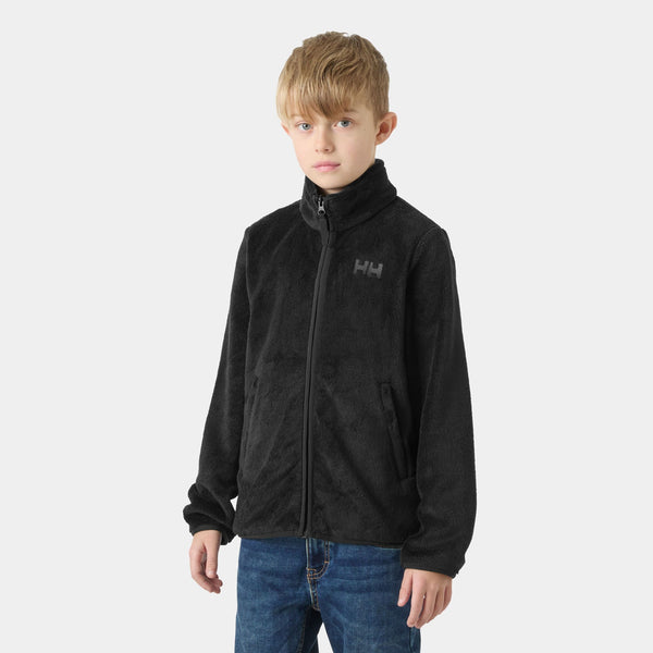 JR CHILL FLEECE JACKET, BLACK, 140/10