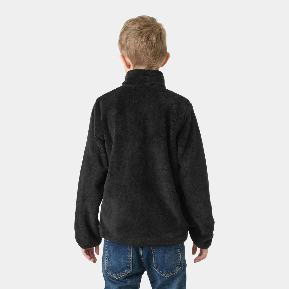 JR CHILL FLEECE JACKET, BLACK, 140/10
