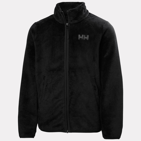 JR CHILL FLEECE JACKET, BLACK, 140/10