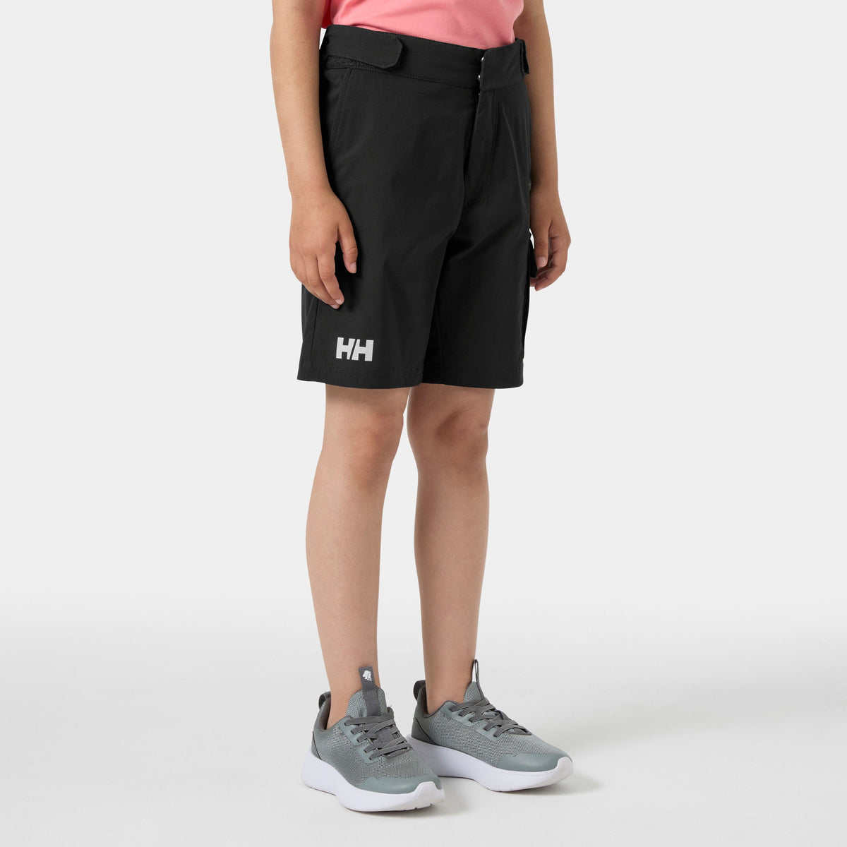 JR HH QD CARGO SHORTS, EBONY, 140/10