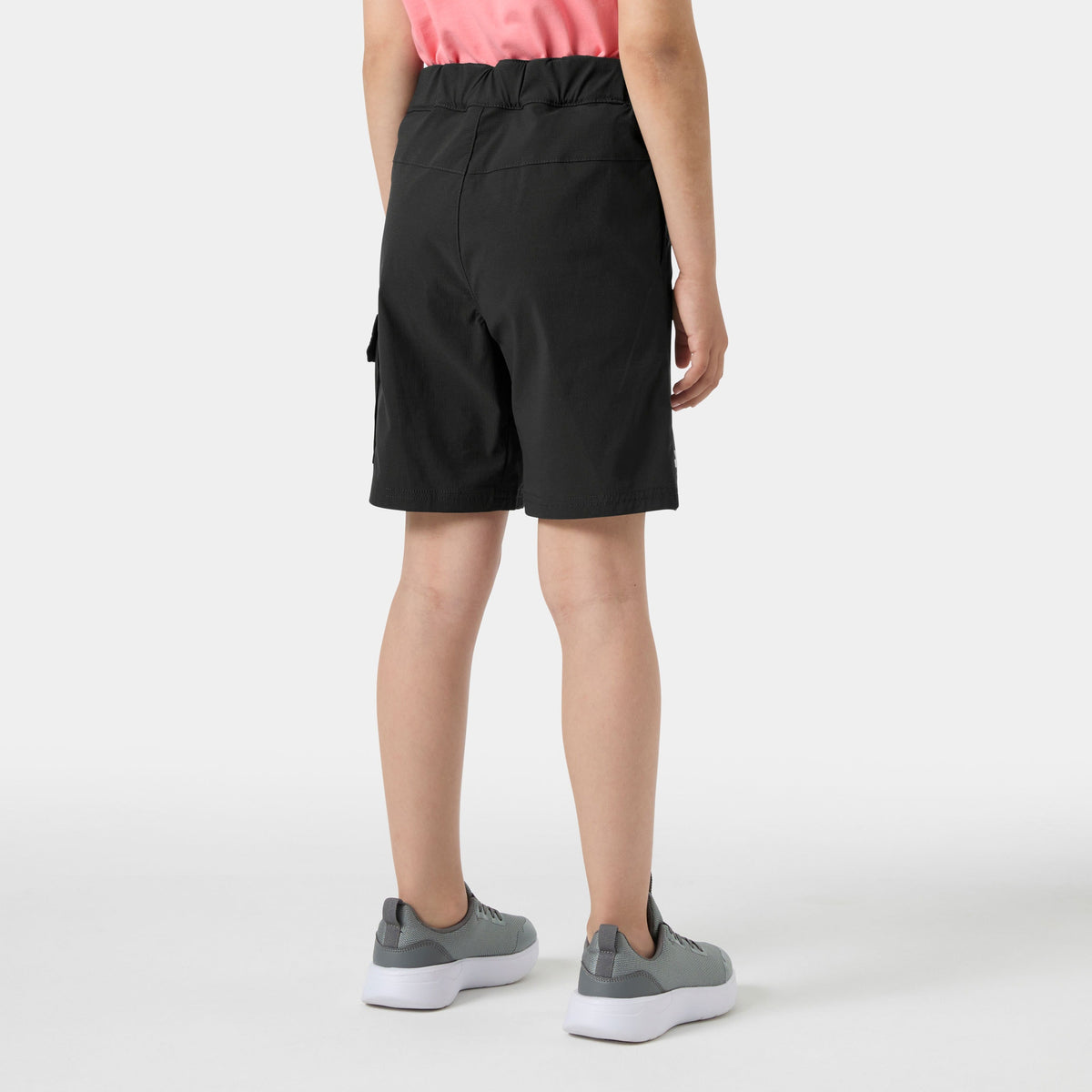 JR HH QD CARGO SHORTS, EBONY, 140/10
