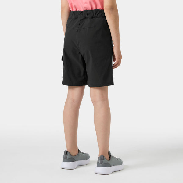 JR HH QD CARGO SHORTS, EBONY, 140/10