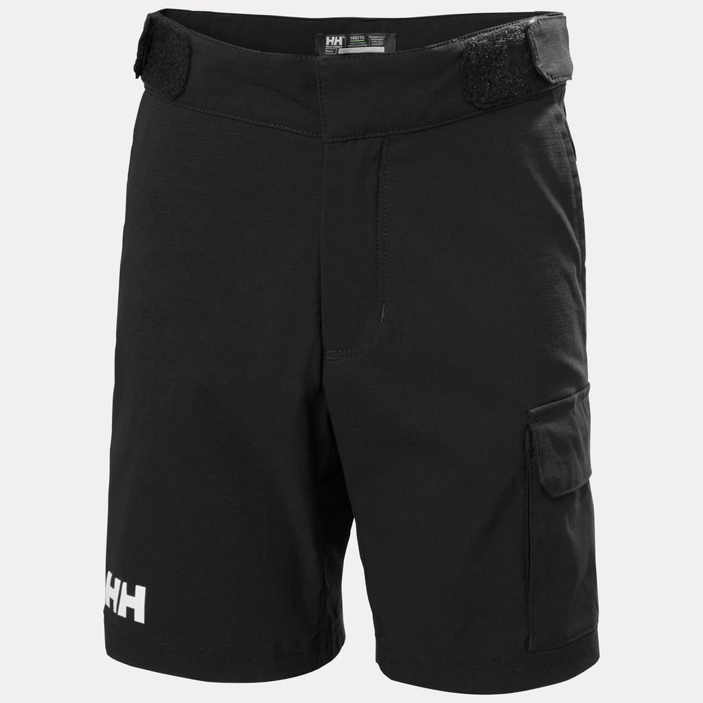 JR HH QD CARGO SHORTS, EBONY, 140/10