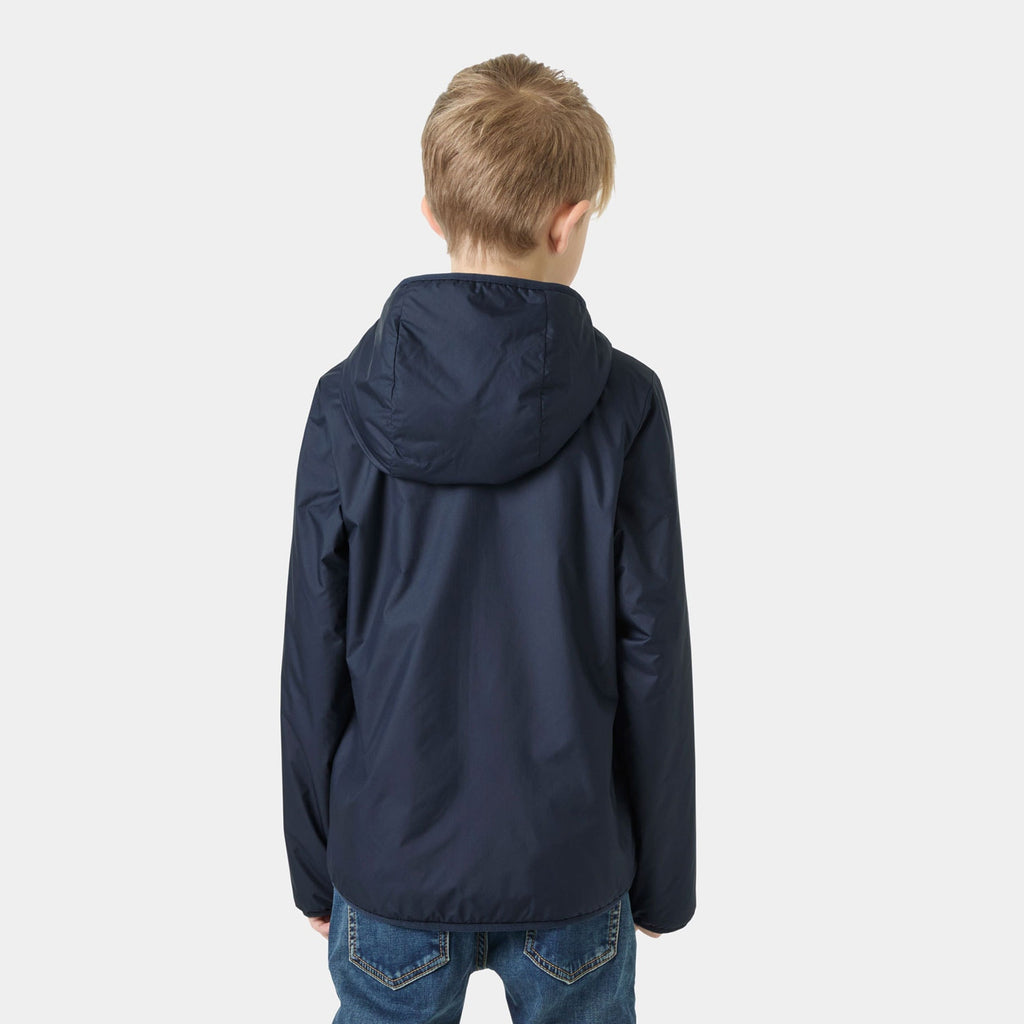 JR CHILL HOODED JACKET, NAVY, 140/10