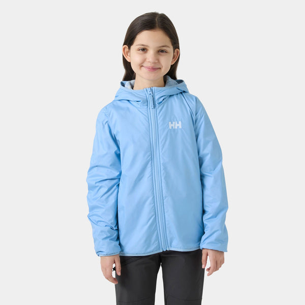 JR CHILL HOODED JACKET, BRIGHT BLUE, 140/10
