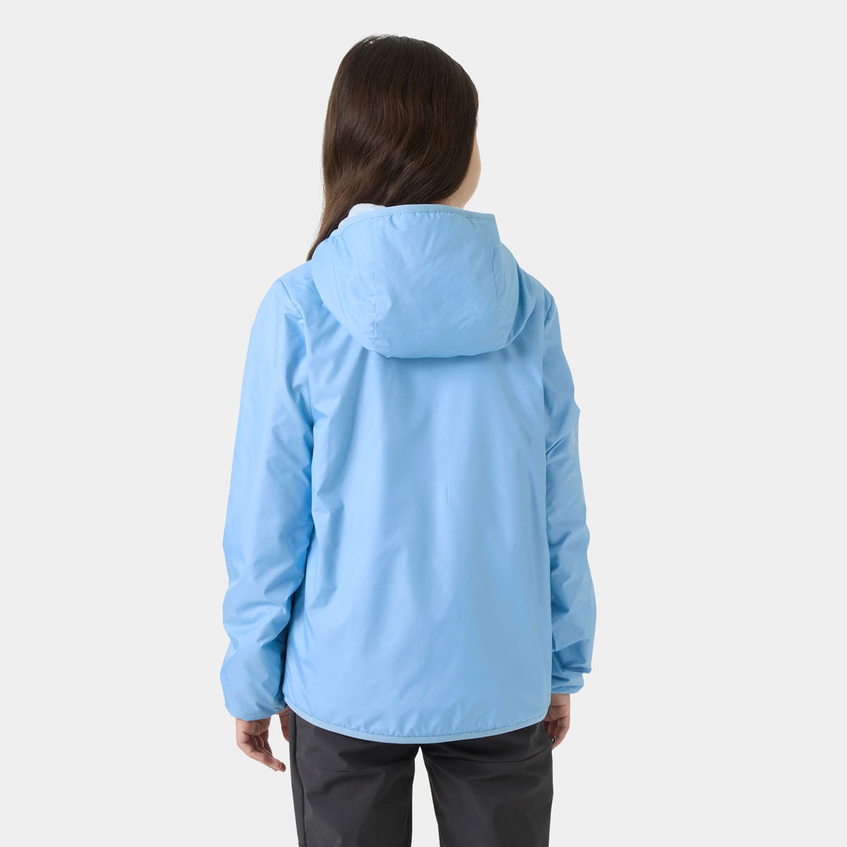 JR CHILL HOODED JACKET, BRIGHT BLUE, 140/10