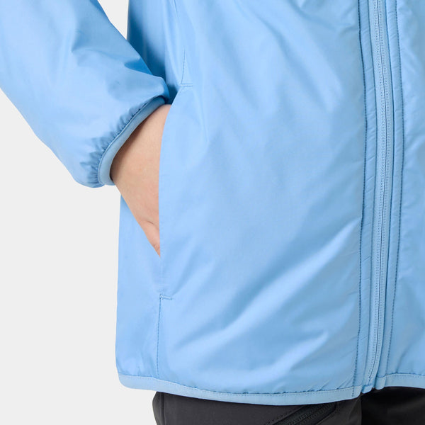 JR CHILL HOODED JACKET, BRIGHT BLUE, 140/10