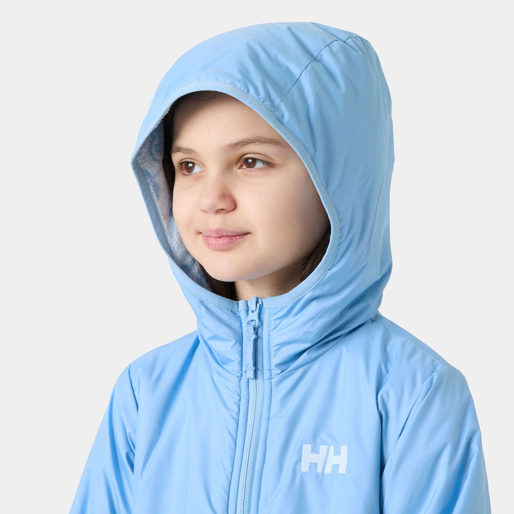 JR CHILL HOODED JACKET, BRIGHT BLUE, 140/10