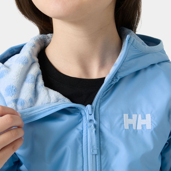 JR CHILL HOODED JACKET, BRIGHT BLUE, 140/10