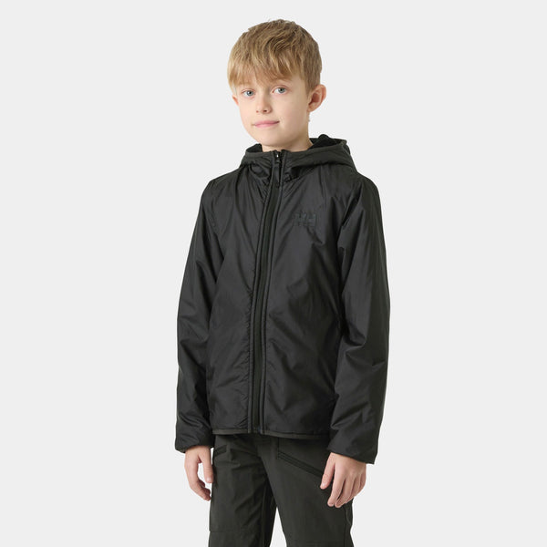 JR CHILL HOODED JACKET, BLACK, 140/10