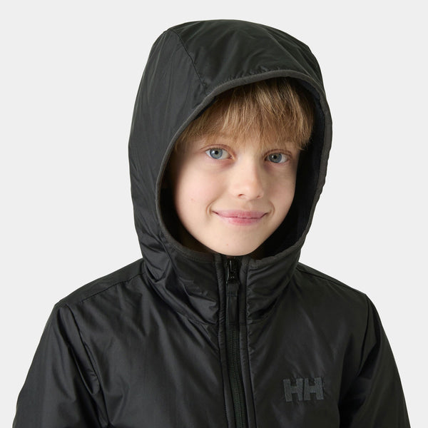 JR CHILL HOODED JACKET, BLACK, 140/10