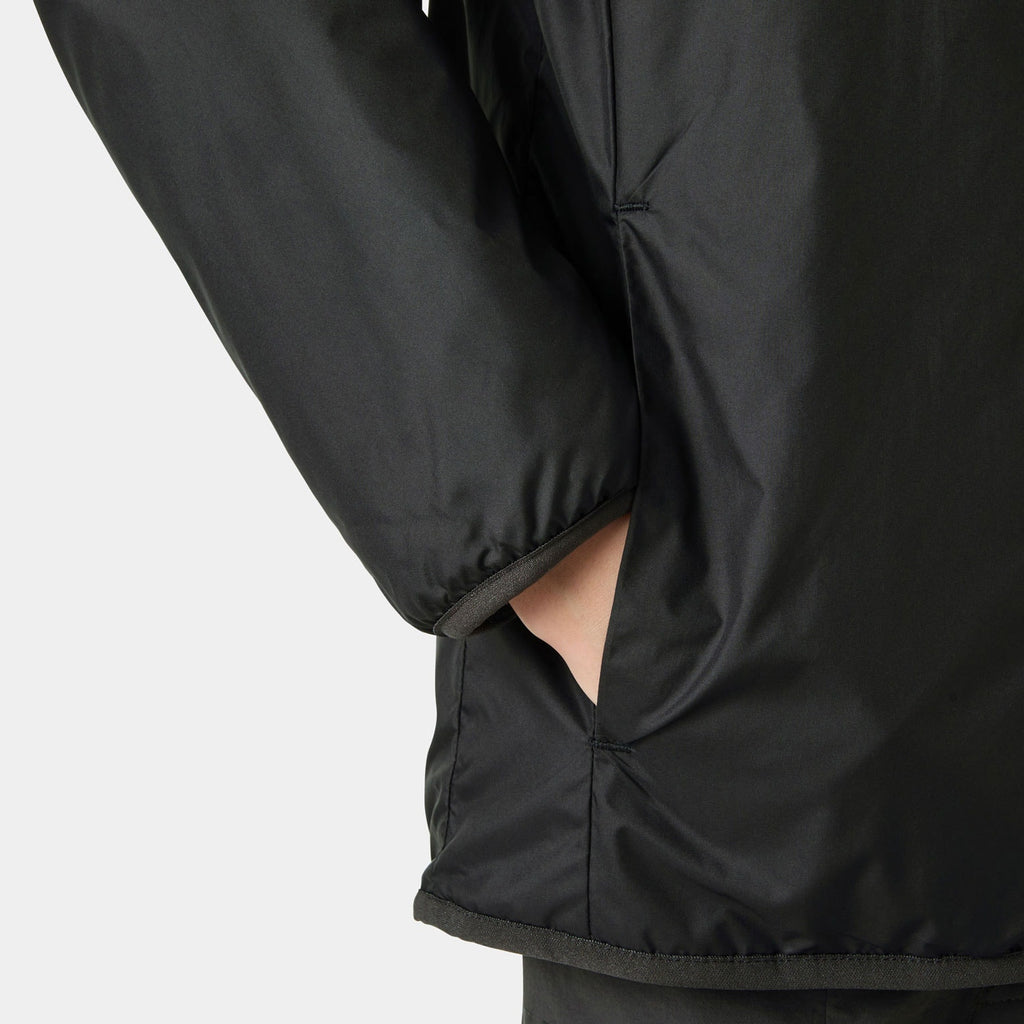 JR CHILL HOODED JACKET, BLACK, 140/10