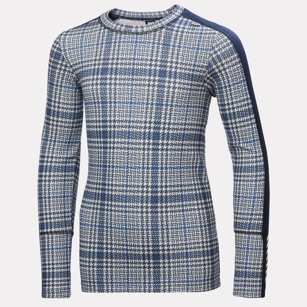JR GRAPHIC LIFA MERINO SET, NAVY AOP, 140/10