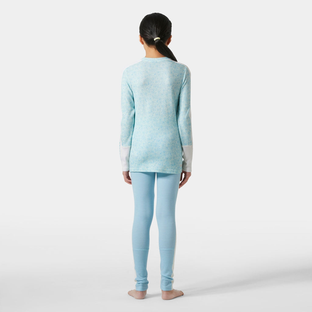 JR GRAPHIC LIFA MERINO SET, LIGHT CYAN, 164/14