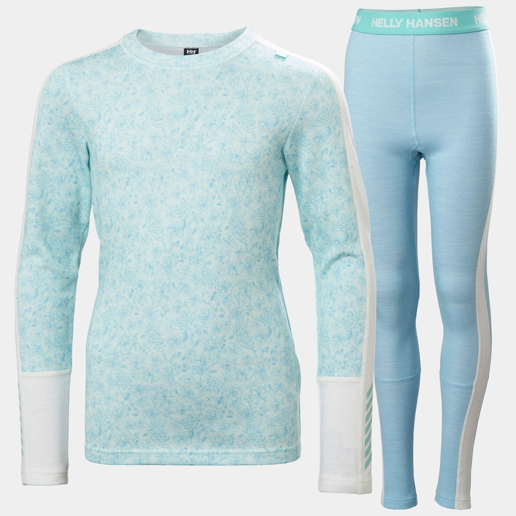 JR GRAPHIC LIFA MERINO SET, LIGHT CYAN, 164/14