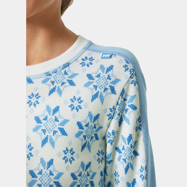 JR GRAPHIC LIFA MERINO SET, BRIGHT BLUE, 164/14