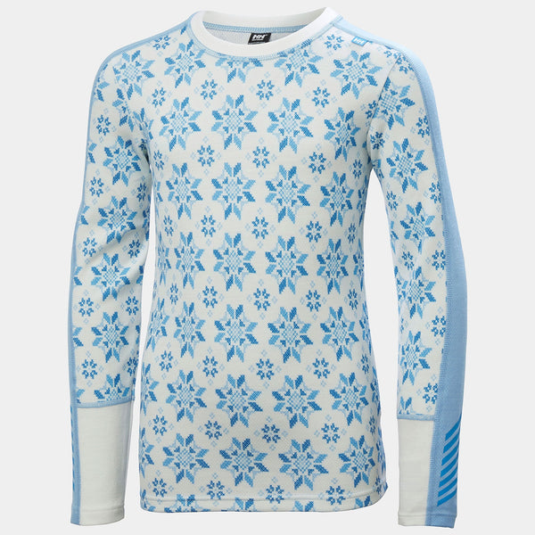 JR GRAPHIC LIFA MERINO SET, BRIGHT BLUE, 164/14
