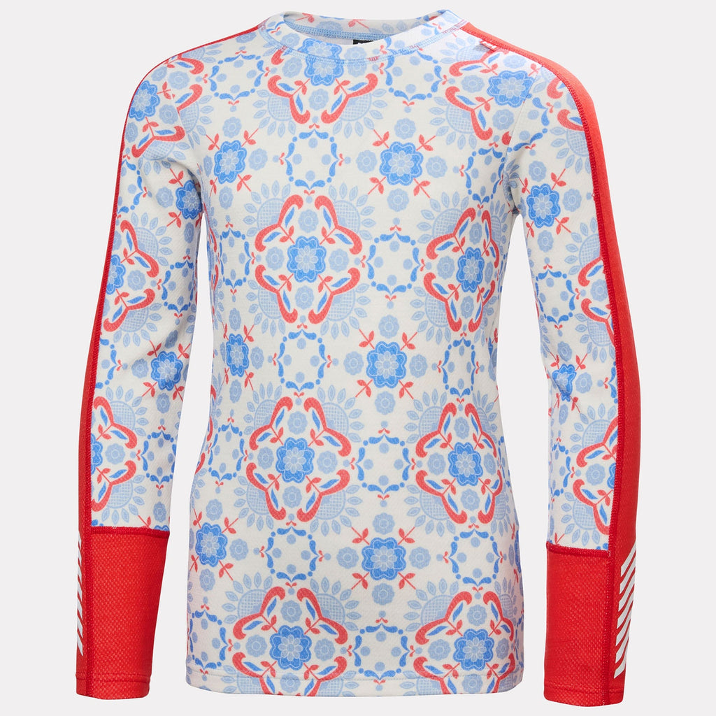 JR GRAPHIC LIFA MERINO SET, BRIGHT BLUE, 140/10