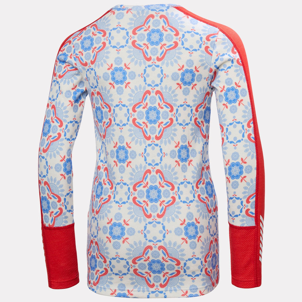JR GRAPHIC LIFA MERINO SET, BRIGHT BLUE, 140/10