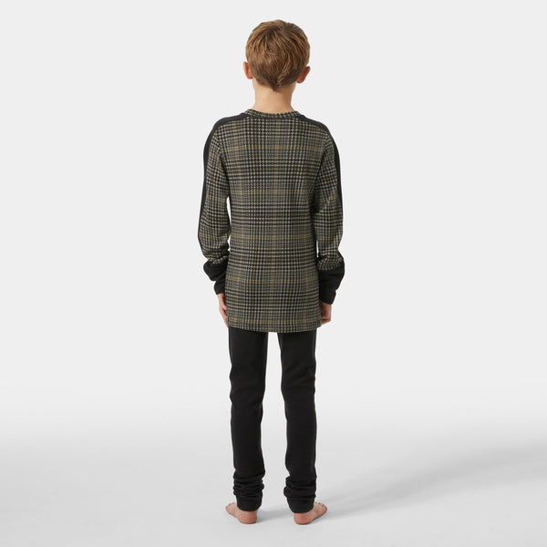 JR GRAPHIC LIFA MERINO SET, SEPIA AOP, 140/10