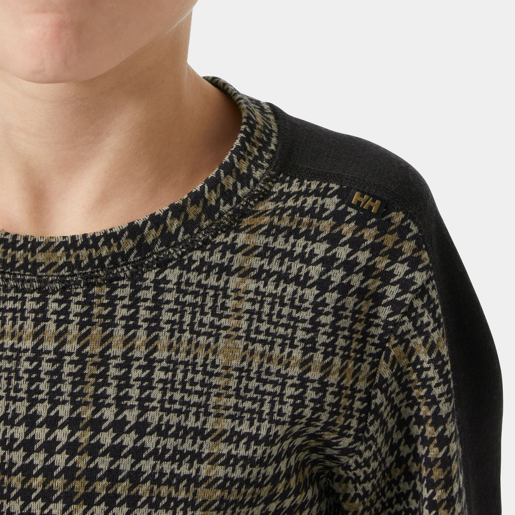 JR GRAPHIC LIFA MERINO SET, SEPIA AOP, 140/10