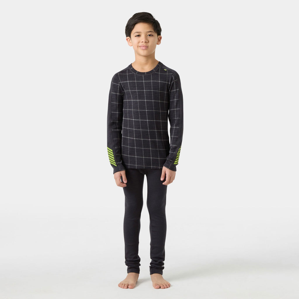 JR GRAPHIC LIFA MERINO SET, THUNDER GRE, 140/10