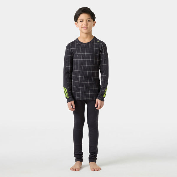 JR GRAPHIC LIFA MERINO SET, THUNDER GRE, 140/10