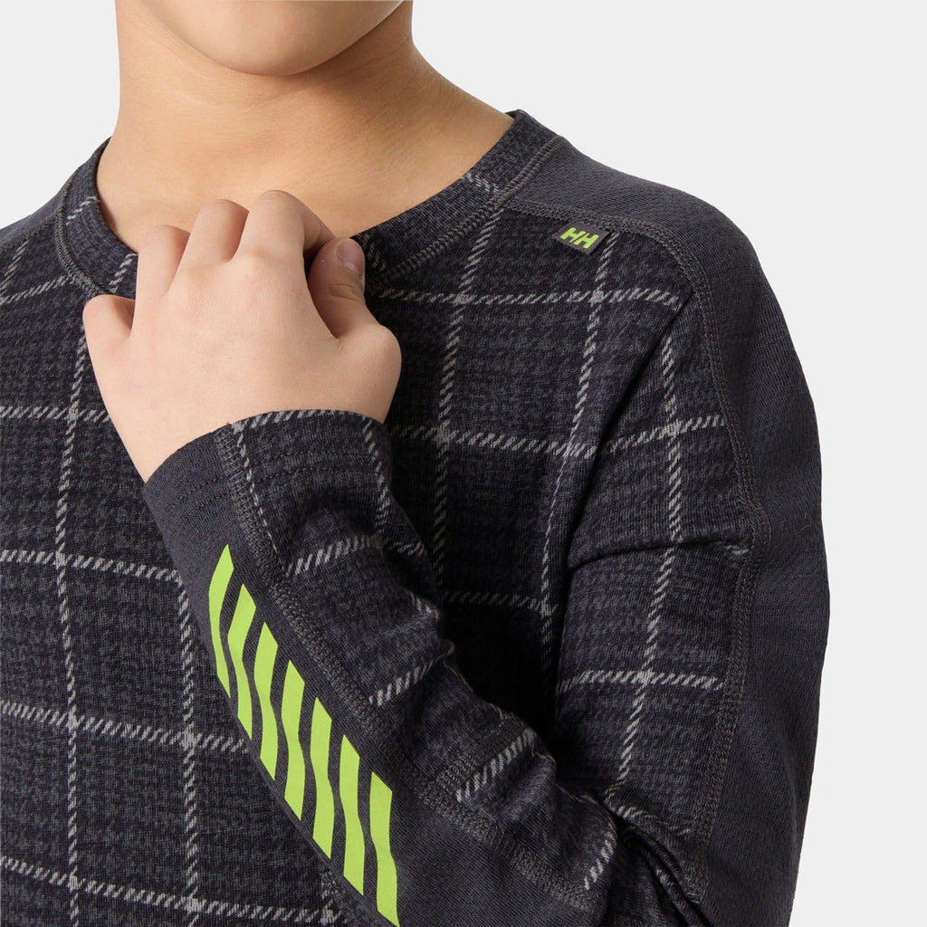 JR GRAPHIC LIFA MERINO SET, THUNDER GRE, 140/10