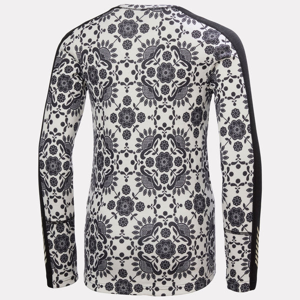 JR GRAPHIC LIFA MERINO SET, BLACK AOP, 140/10