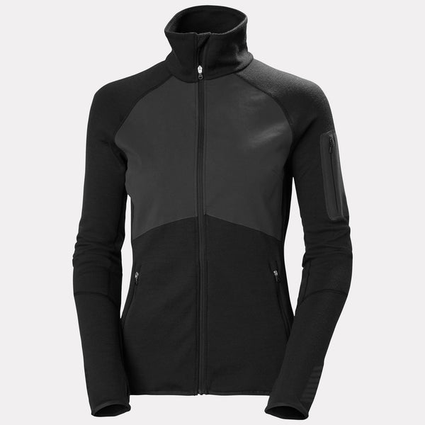 W LIFA MERINO MIDLAYER, BLACK, L