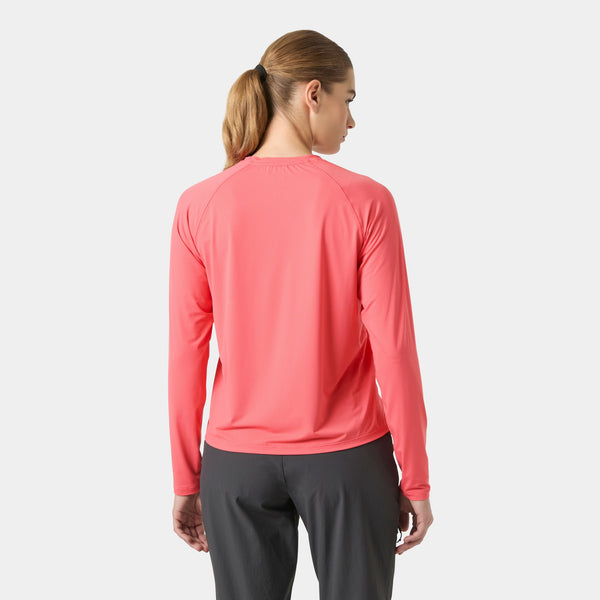 W SHINE SOLEN LS CREW, SUNSET PINK, M
