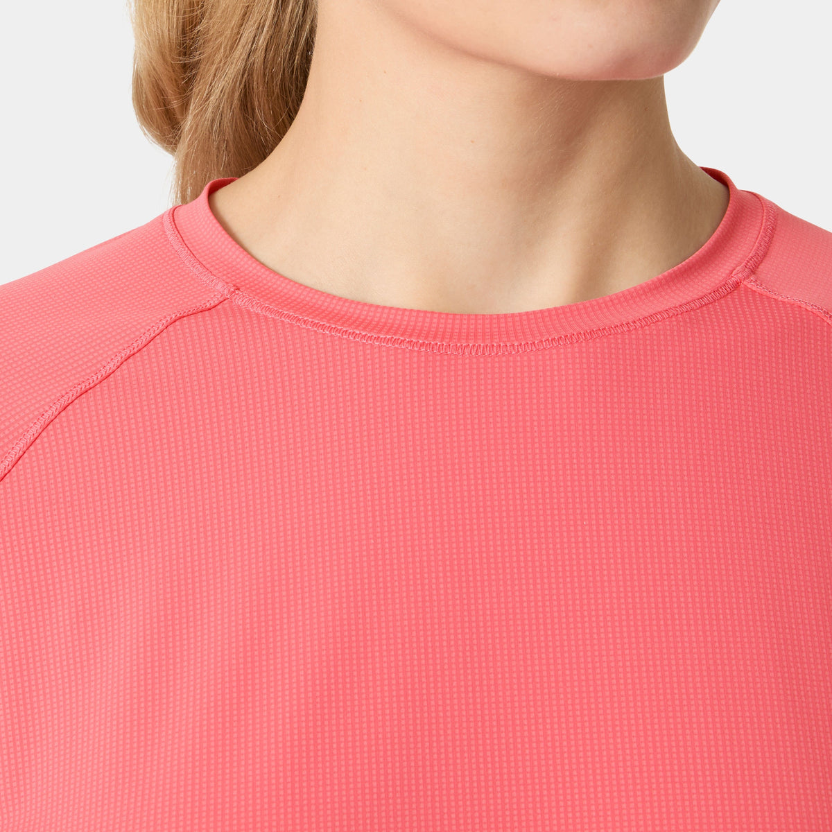 W SHINE SOLEN LS CREW, SUNSET PINK, M