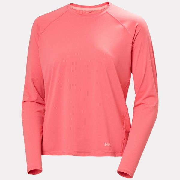 W SHINE SOLEN LS CREW, SUNSET PINK, M